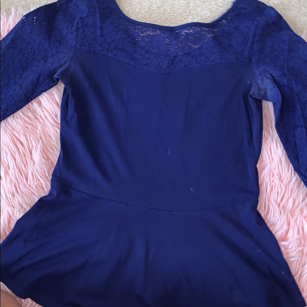 Navy Express Blouse